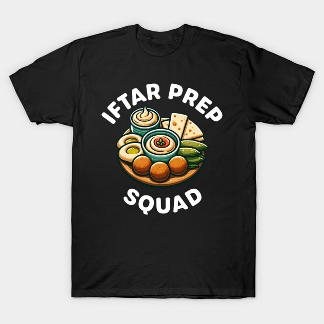 Iftar Prep Squad Ramadan Feast Kitchen Team T-Shirt by razlanisme